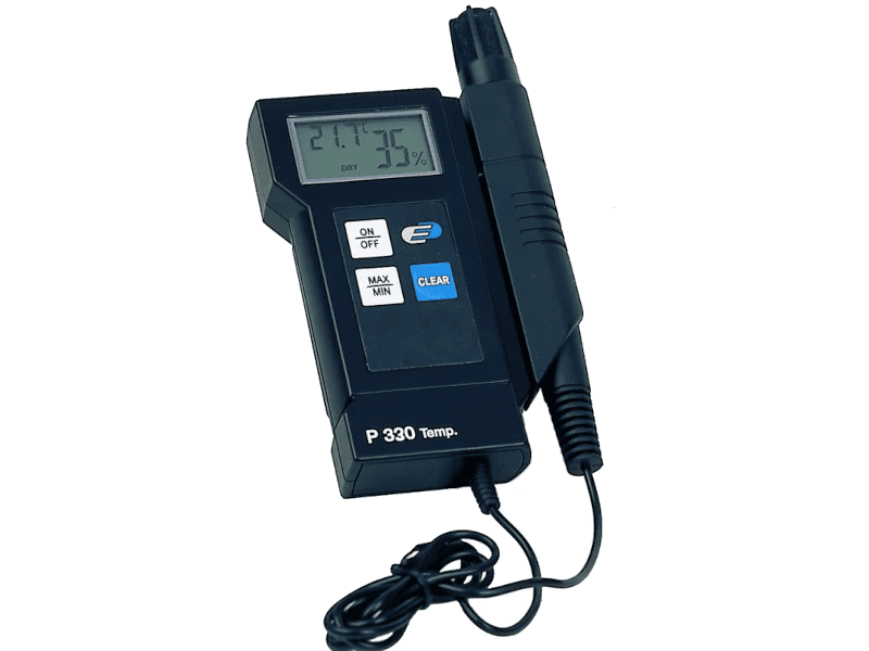 KVDP330 temperature and humidity meter with wired probe